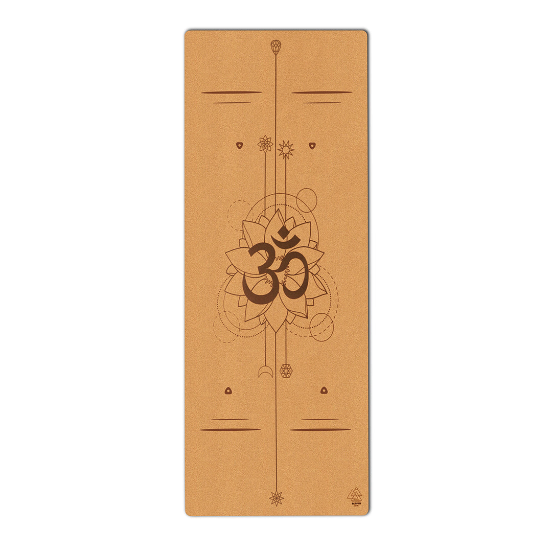 Om Symbol Yoga Mat | Cork