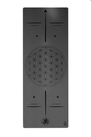 Flower of Life Yoga Mat | Black