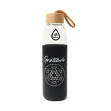 The Gratitude Ritual — 25 Oz Revitalizing Glass Water Bottle