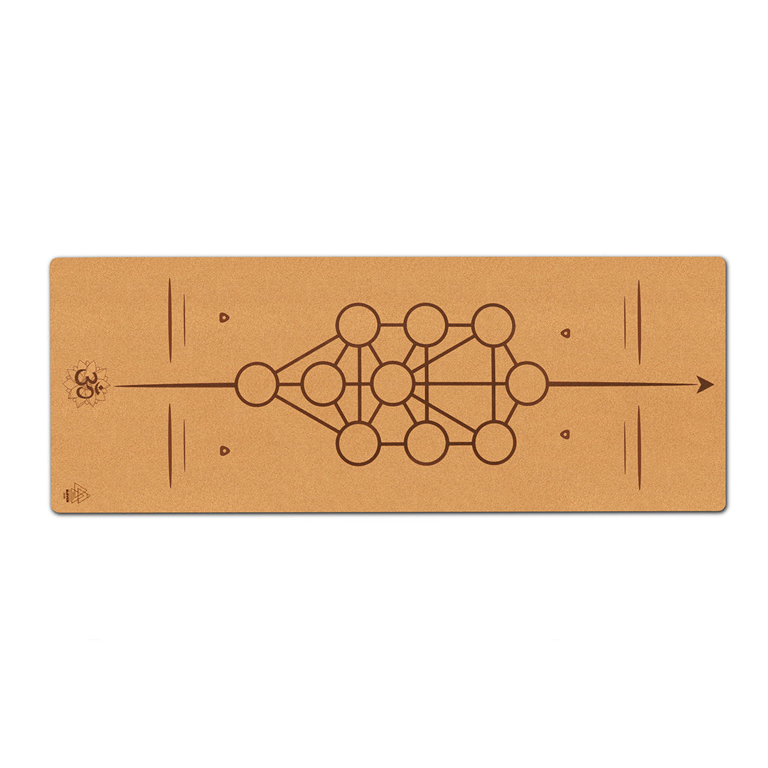 The 10 Sefirot Yoga Mat | Cork