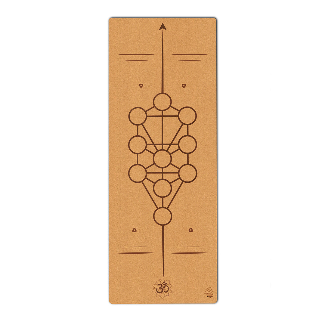 The 10 Sefirot Yoga Mat | Cork