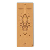 The 10 Sefirot Cork Yoga Mat | Sacred Geometry & Alignment