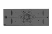 Metatron Cube Yoga Mat | Black