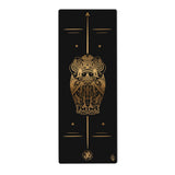 Ganesha Yoga Mat | Black with Gold